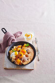 Kaiserschmarrn with apricots and brandy