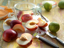 Preserving nectarines