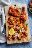 Tandoori chicken (cooked in hot air fryer)
