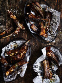 Fall apart sticky lamb riblets