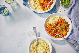 Chickpea stew from the slow cooker