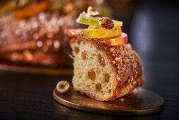 Brioche with candied fruits