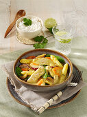 Thai asparagus curry with chicken