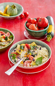 Zucchini-Tomaten-Curry mit Couscous