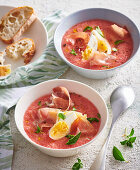 Kalte Tomaten-Brot-Suppe