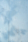 Blue painted wooden background