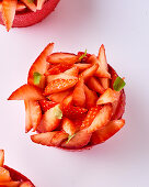 Fraisier - French strawberry tartlet