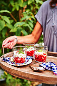 Tomato terrine with feta