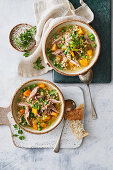 Lamm-Gerstensuppe aus dem Slow Cooker