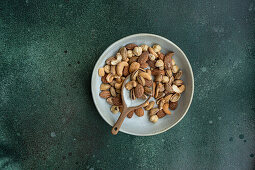 Bowl of mixed nuts