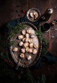 Vegan mini stollen