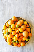 Peel with citrus fruit