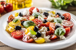 Italian caprese salad