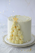 Christmas buttercream cake