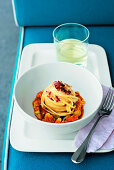 Pasta all Amatriciana mit Hummer