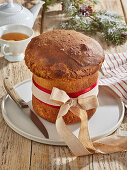 Panettone with candied fruit