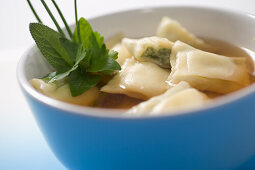 Cappelletti in broth with fresh herbs