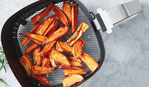 Sweet potato fries from the hot air fryer