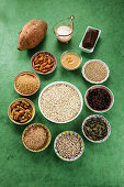 Ingredients for muesli bars