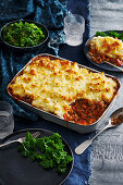 Vegetarischer Shepherds Pie mit Grünkohl