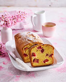 Rhubarb box cake