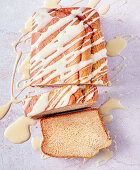 Banana bread with white chocolate