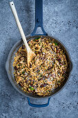 Orzo with mushrooms