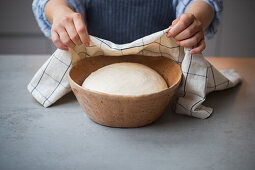 Yeast dough in the resting phase