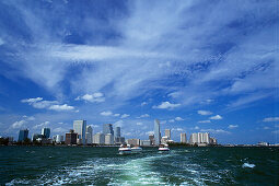 Miami Skyline, Biscayne Bay, Florida USA