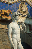 David, Palazzo Vecchio, Florenz, Toskana, Italien