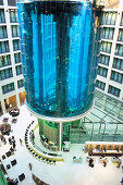 Radisson Hotel, Atrium aquarium, Potsdamer Platz Berlin, Germany