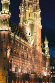 Hôtel de Ville de Bruxelles, Stadthuis, Grote markt, architect Jacob van Tienen, Rathaus, Brussels, Belgium