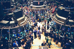 New York Stock Exchange, Interior, Wall Street, Manhattan NYC, USA