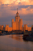 Skyscraper at Moskwa River, Moskwa River Moscow, Russia