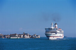 Brittany Ferries Bretagne, Portsmouth Harbour, Portsmouth Hampshire, England