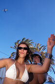 Disco beach Bora-Bora, Platja d'en Bossa, Ibiza, Balearic Islands, Spain