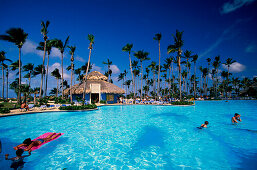 Pool, Hotel, People, People swimming in a pool at Gran Paradise Resort in Bavaro Dominican Republic