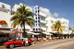 Oldtimer auf dem Ocean Drive, South Beach, Miami, Florida, USA, Amerika