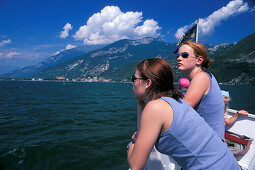 Bootsfahrt, Gardasee, Trentino Italien