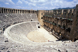 Aspendos, Amphitheater, Türkische Riviera, Türkei