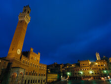 Piazza del Campo, Siena, Toskana, Italien