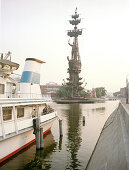 Peter the Great Statue, Moskva river, Moscow, Russia