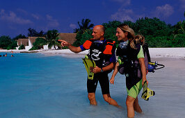 Rebreathertaucher, White Sands, rebreather diver