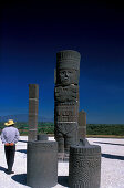 Tula, Atlanten auf der Pyramide B, Hidalgo MexicoKriegerdenk