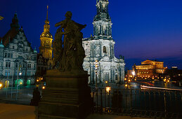 Castle, Cathedral, Opera, Dresden, Saxony Germany