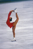 Schlittschuhlaeuferin, Irina Slutskaya Eiskunstlauf, EM 97