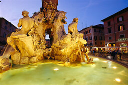 Piazza Navona, Rom, Italien