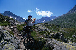 Biking, Aletsch Glacier, Bernese Oberland Switzerland