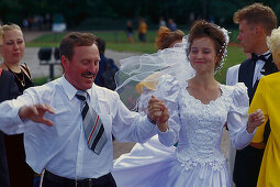 Celebrate a wedding, Dekabristen Square St. Petersburg , Russia