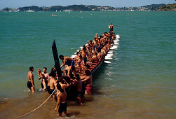 Waka, Kriegskanu, Waitangi Day, Waitangi, Nordinsel Neuseeland